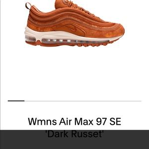 Women’s   Airmax 97 se rust color size 10